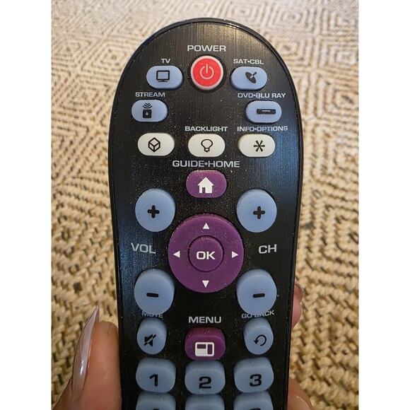 RCA Remote Control RCR414BHE Black 4-Device Big Button Universal with Streaming - Picture 7 of 16